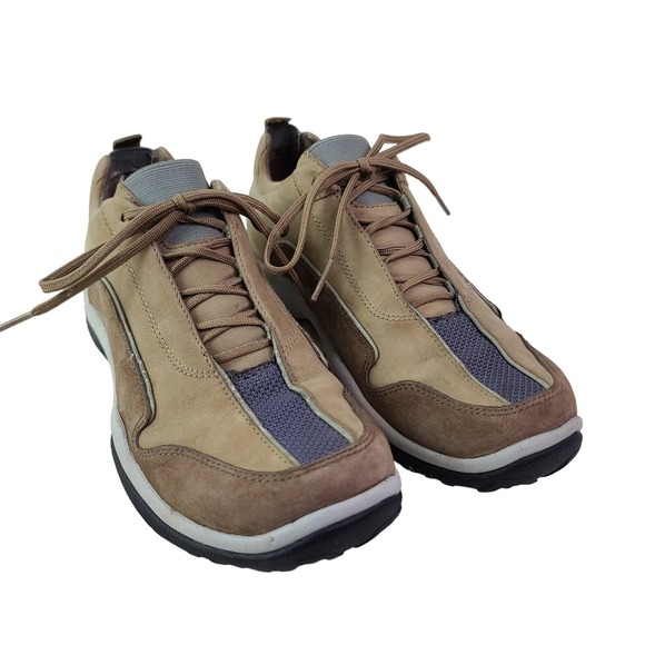 Dunham Other - Dunham Hiking Sneakers Shoes Tan Blue MENS Size 7 Womens 9